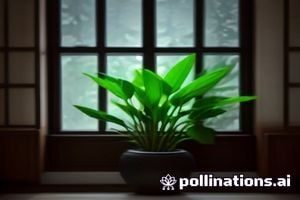 室内龟背竹plants在明亮客厅靠窗摆放，大叶片开裂充满热带气息，绿意盎然